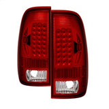 xTune Ford F-150/F-250 Super Duty/F-350 Super Duty 97-03 Red Smoke XTune Light Bar LED Tail Lights