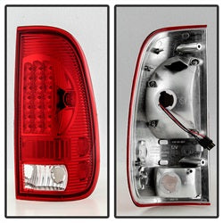 xTune Ford F-150/F-250 Super Duty/F-350 Super Duty 97-03 Red Smoke XTune Light Bar LED Tail Lights