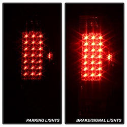 xTune Ford F-150/F-250 Super Duty/F-350 Super Duty 97-03 Red Smoke XTune Light Bar LED Tail Lights