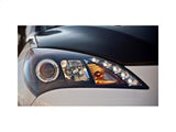 Spyder Signature Hyundai Genesis 10-12 Not Compatible w/Xenon/HID Model Halo DRL LED Projector Headlight Black