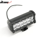 7" 36W 12 LED 2 Row 8 Degree Spot LED Work Light Bar Spot Flood Combo Truck SUV ATV Off Road For Universal Black