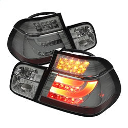 Spyder BMW 320i/323i/325i/325xi/328i/330i/330xi 01 Smoke Light Bar Style LED Tail Lights