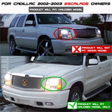 Spyder Signature Cadillac Escalade/Escalade ESV/Escalade EXT 02-03 Halogen Model Only Halo DRL LED Projector Headlight Not Compatible w/Xenon/HID Model Black
