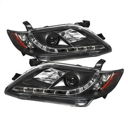 Spyder Signature Toyota Camry 07-09 Black DRL LED Projector Headlights