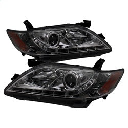 Spyder Signature Toyota Camry 07-09 Smoke DRL LED Projector Headlights