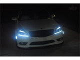 Spyder Mercedes Benz C-Class 08-11 Projector Headlights - Halogen Model Only ( Not Compatible With Xenon/HID Model ) - DRL - Black