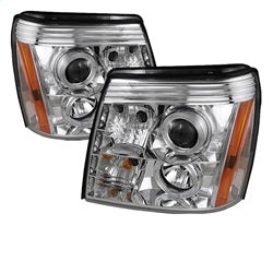 Spyder Cadillac Escalade 03-06 Projector Headlights - Xenon/HID Model Only - LED Halo - DRL - Chrome