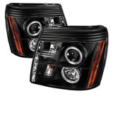 Spyder Cadillac Escalade 03-06  Projector Headlights - Xenon/HID Model Only - LED Halo - DRL - Black