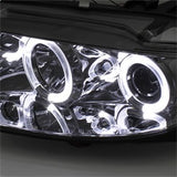 Spyder Signature Mazda 6 03-05 w/ Fog Lights Halo DRL LED Projector Headlight Smoke