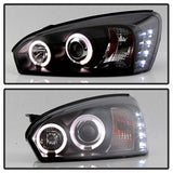 Spyder Signature Chevrolet Malibu 04-07 Black Halo Projector Headlights