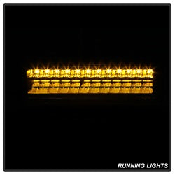 xTune 94-98 Chevy C/K C/10 1500/2500/3500/92-99 Tahoe/92-99 Suburban/94-98 Silverado/92-94 Blazer Full Size Corner/LED Bumper Headlights - Black