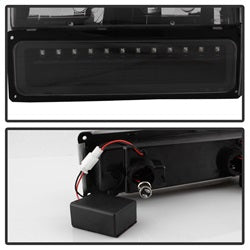 xTune 94-98 Chevy C/K C/10 1500/2500/3500/92-99 Tahoe/92-99 Suburban/94-98 Silverado/92-94 Blazer Full Size Corner/LED Bumper Headlights - Black