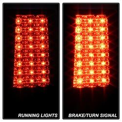 Spyder Jeep Grand Cherokee 07-10 Black LED Tail Lights