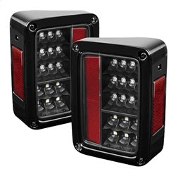 Spyder Jeep Wrangler (JK) 07-18 Black LED Tail Lights