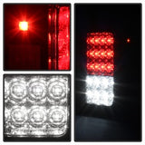 Spyder Jeep Wrangler (JK) 07-13,15-18 Red Clear LED Tail Lights