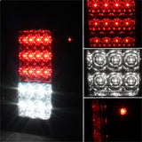 Spyder Jeep Wrangler (JK) 07-13,15-18 Red Clear LED Tail Lights