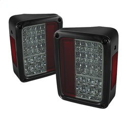 Spyder Jeep Wrangler (JK) 07-13,15-18 Smoke LED Tail Lights