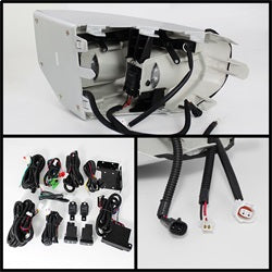 Spyder Toyota FJ Cruiser 07-14 w/LED Daytime Running Lights Fog Lights w/Switch Clear