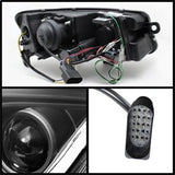 Spyder Signature Audi A6 06-07 Light Tube DRL LED Projector Headlights Not For Use w/Xenon/HID Models Halogen Model Only