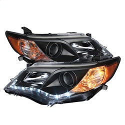 Spyder Signature Toyota Camry 12-14 Black DRL Projector Headlights