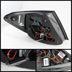 Spyder Mercedes-Benz C230/C250/C300/C350/C63 AMG 08-09 Smoke LED Tail Lights Incandescent Model Only Not Compatible w/LED Model