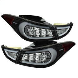 Spyder Hyundai Elantra 11-13 Black Light Bar LED Tail Lights