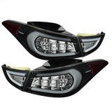 Spyder Hyundai Elantra 11-13 Black Light Bar LED Tail Lights