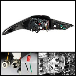 Spyder Hyundai Elantra 11-13 Black Light Bar LED Tail Lights