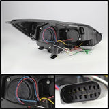 Spyder Signature Ford Focus 12-14 Black DRL LED Projector Headlights Incl. High H1 And Low H7 Not For Use w/Xenon/HID Models
