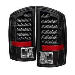 xTune Dodge Ram 1500/Ram 2500/Ram 3500 02-06 Black Housing XTune LED Tail Lights Clear Lens