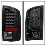 xTune Dodge Ram 1500/Ram 2500/Ram 3500 02-06 Black Housing XTune LED Tail Lights Clear Lens