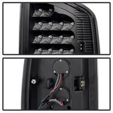 xTune Dodge Ram 1500/Ram 2500/Ram 3500 02-06 Black Housing XTune LED Tail Lights Clear Lens