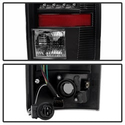xTune Dodge Ram 1500/Ram 2500/Ram 3500 02-06 Black Housing XTune LED Tail Lights Clear Lens