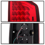 xTune Dodge Ram 1500/Ram 2500/Ram 3500 02-06 Red Clear Lens XTune LED Tail Lights Black Housing