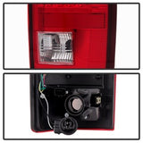 xTune Dodge Ram 1500/Ram 2500/Ram 3500 02-06 Red Clear Lens XTune LED Tail Lights Black Housing