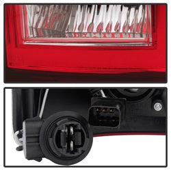 xTune Dodge Ram 1500/Ram 2500/Ram 3500 02-06 Red Clear Lens XTune LED Tail Lights Black Housing
