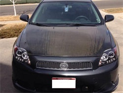 Spyder Signature Scion tC 08-10 w/Replaceable LEDs Halo LED Projector Headlights Black