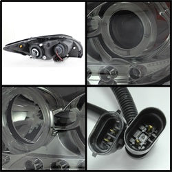Spyder Signature Scion tC 08-10 w/Replaceable LEDs Halo LED Projector Headlights Smoke