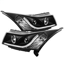 Spyder Signature Chevrolet Cruze 11-14 Light Tube DRL Projector Headlights High H1/Low H7 Black