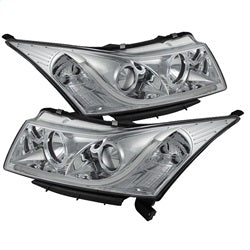 Spyder Signature Chevrolet Cruze 11-14 Light Tube DRL Projector Headlights High H1/Low H7 Chrome
