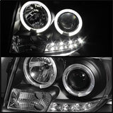 Spyder Ford Escape 08-12 Projector Headlights - Halogen Model Only ( Not Compatible With Xenon/HID Model ) - DRL - Black