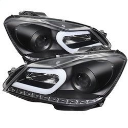 Spyder Signature Mercedes-Benz C250/C300/C350/C63 AMG 12-13 Halogen Model Only DRL Projector Headlights Not Compatible With Xenon/HID Model 3D