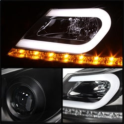 Spyder Signature Mercedes-Benz C250/C300/C350/C63 AMG 12-13 Halogen Model Only DRL Projector Headlights Not Compatible With Xenon/HID Model 3D