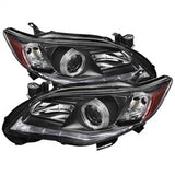 Spyder Signature Toyota Corolla 11-13 Halogen Model Only DRL LED Projector Headlights Not Compatible With Xenon/HID Model Black