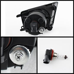 Spyder Toyota Tacoma 12-15 w/Switch OEM Fog Lights Clear