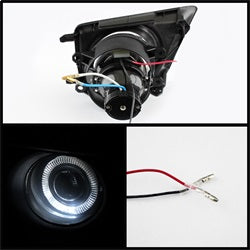 Spyder Toyota Tacoma 12-15 w/Switch Halo Projector Fog Lights Smoke