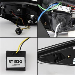 Spyder Hyundai Sonata 11-14 Black Light Bar LED Tail Lights