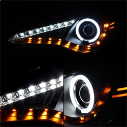 Spyder Signature Scion FR-S 13-14 Black CCFL Halo DRL LED Projector Headlights