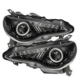 Spyder Signature Subaru BRZ 13-14 Black DRL LED Projector Headlights
