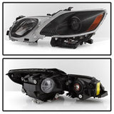 xTune Lexus GS300/GS350/GS430/GS450h/GS460 06 w/AFS XTune Projector Headlights HID Fit And Factory Headlight Washer Only Black
